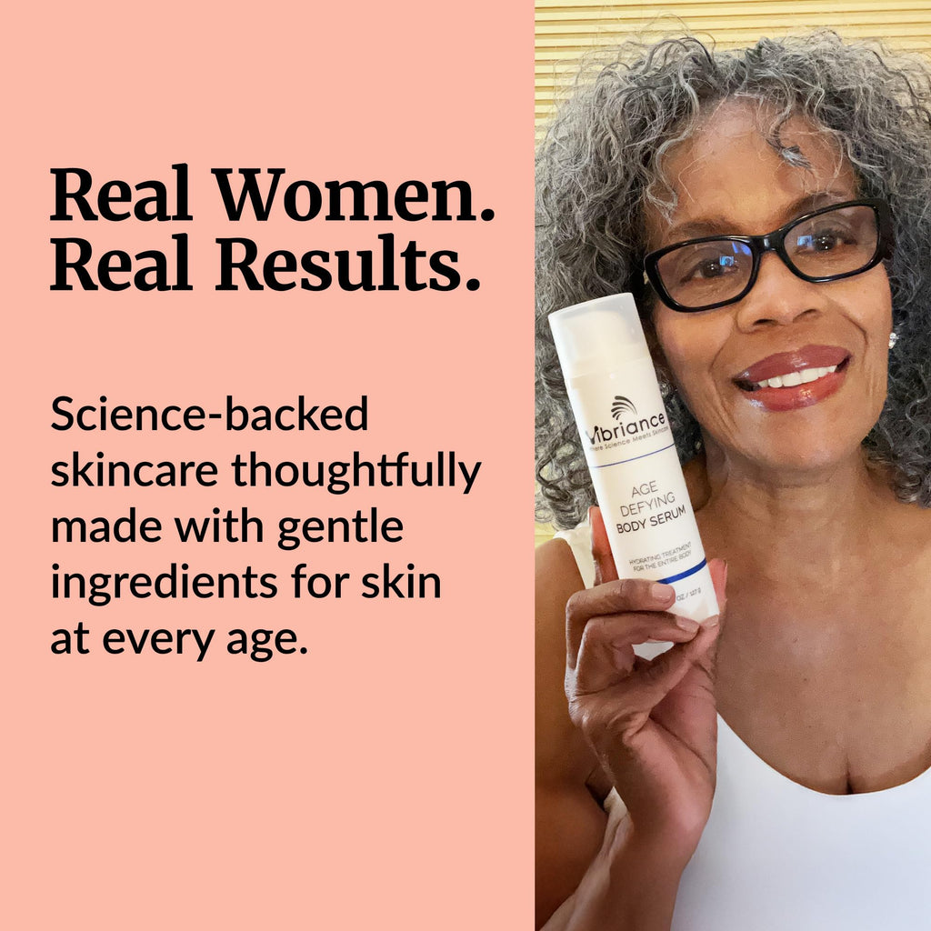 Vibriance Age Defying Body Serum – Hyaluronic Hydration for Crepey Skin (4.5 oz)