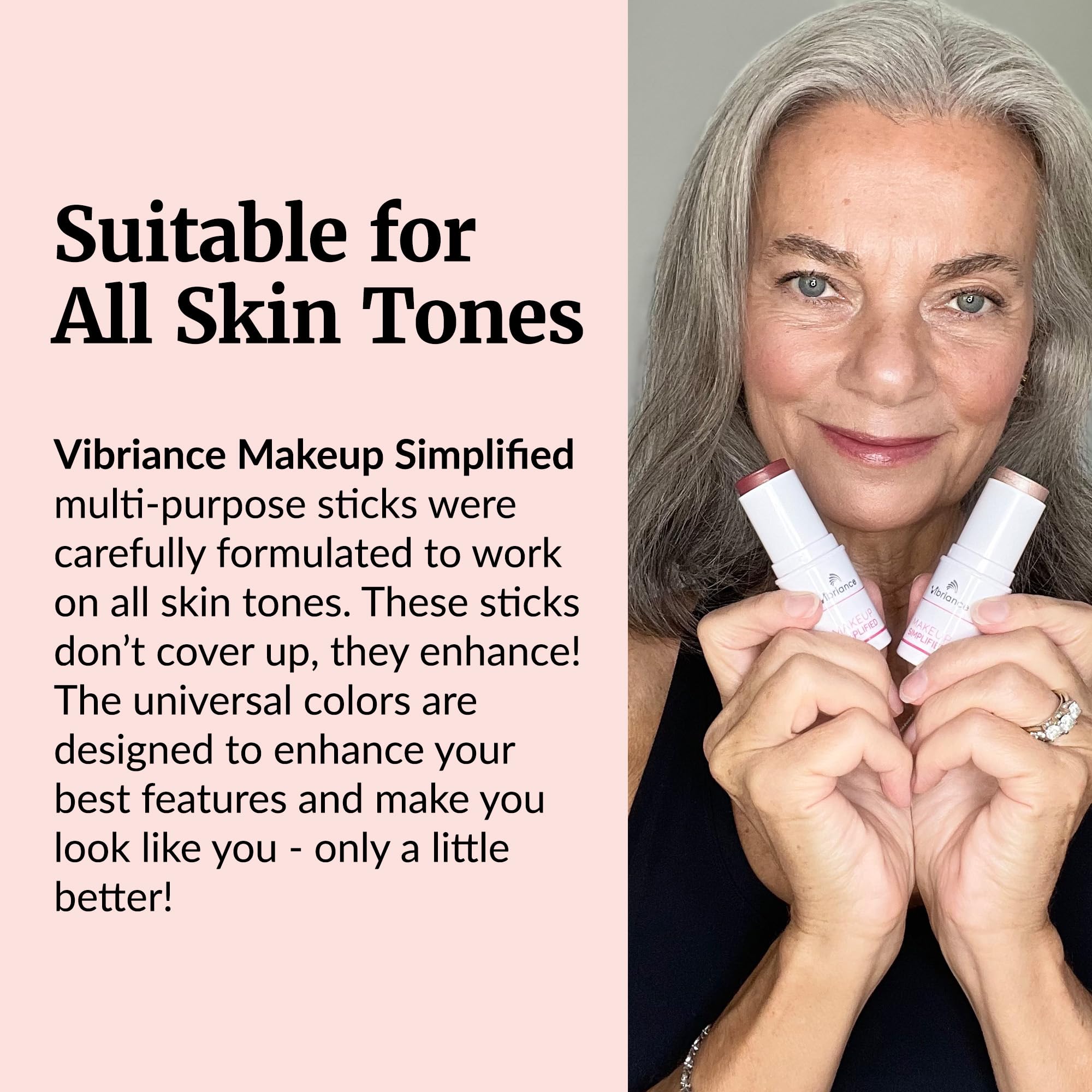 Vibriance Cream Blush Stick – All-in-One Radiance for Mature Skin | Makeup Simplified