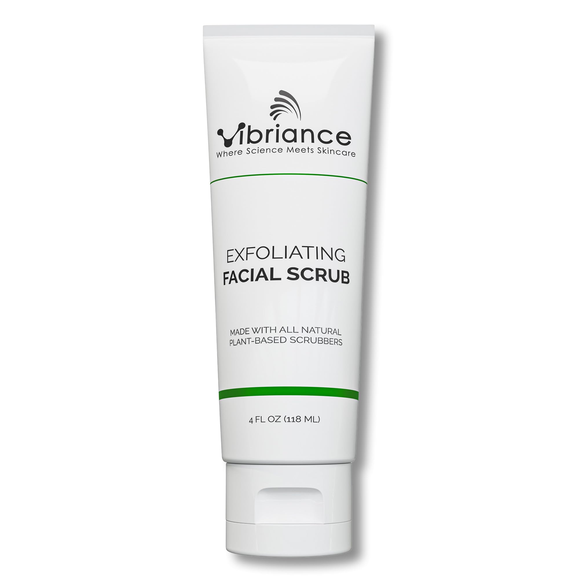 Vibriance Ultra-Gentle Face Scrub – Gentle Exfoliating Facial Wash for All Skin Types (4 oz)