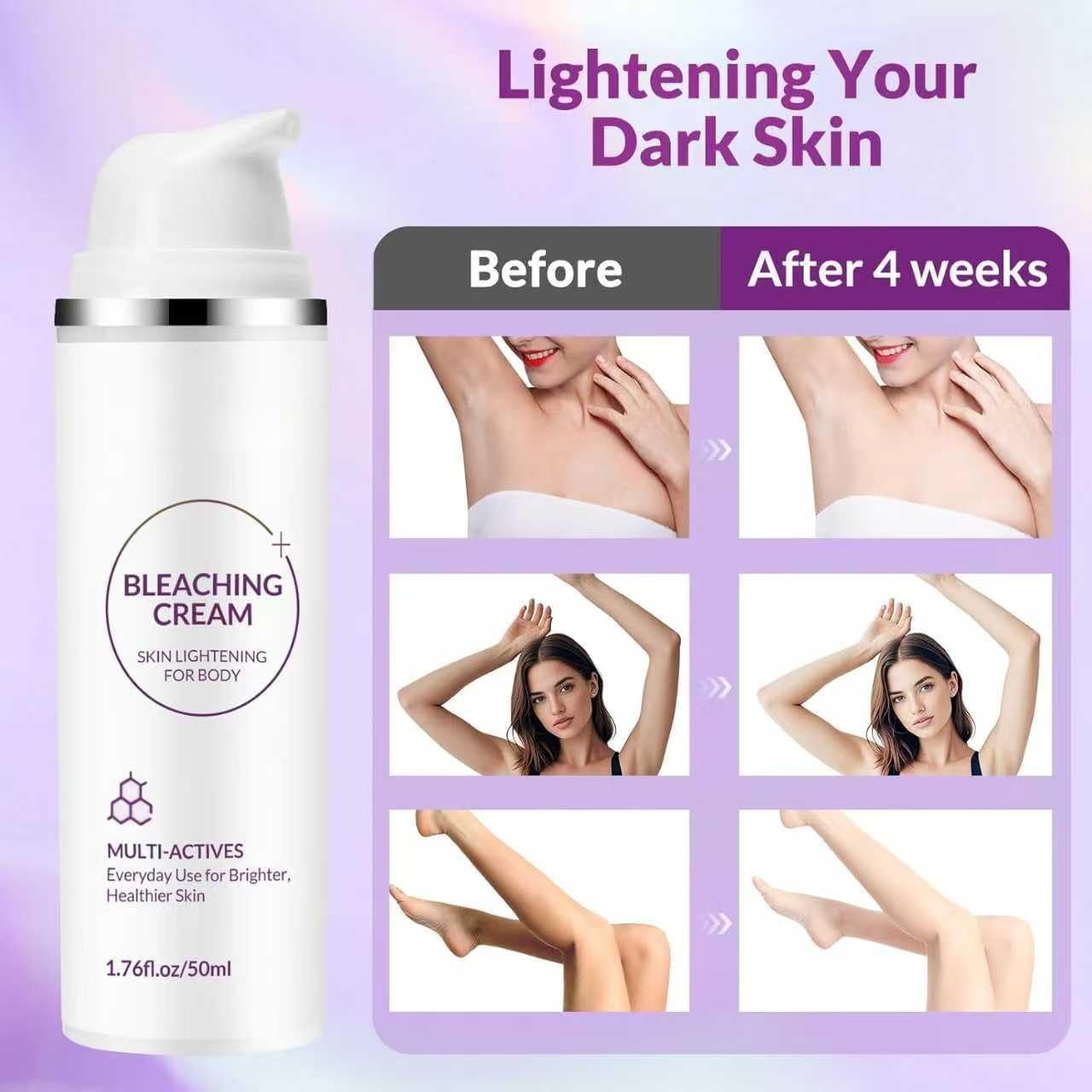 VicGFHS Skin Bleaching Cream with Vitamin C – Private Parts & Sensitive Areas, 1.76 fl oz