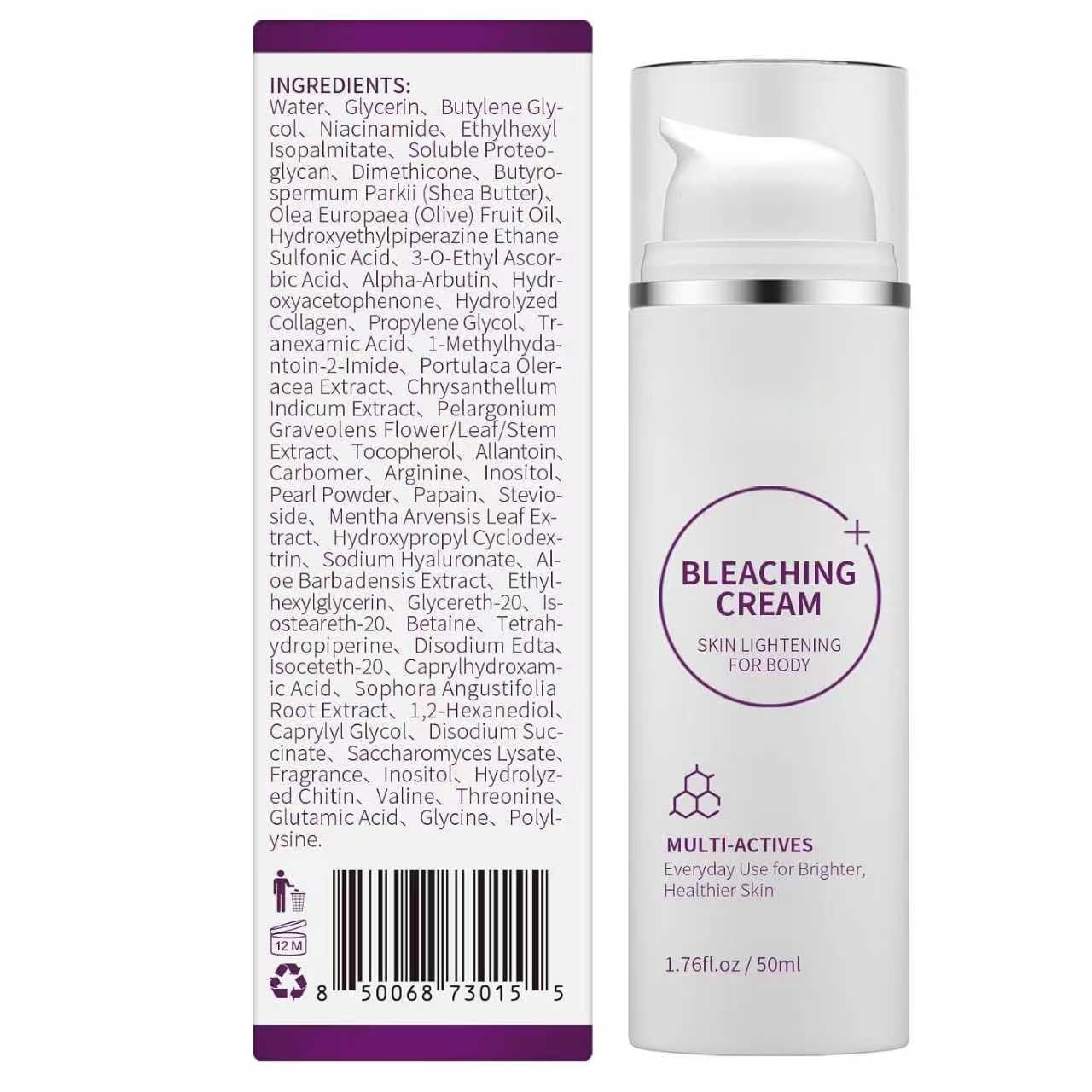VicGFHS Skin Bleaching Cream with Vitamin C – Private Parts & Sensitive Areas, 1.76 fl oz