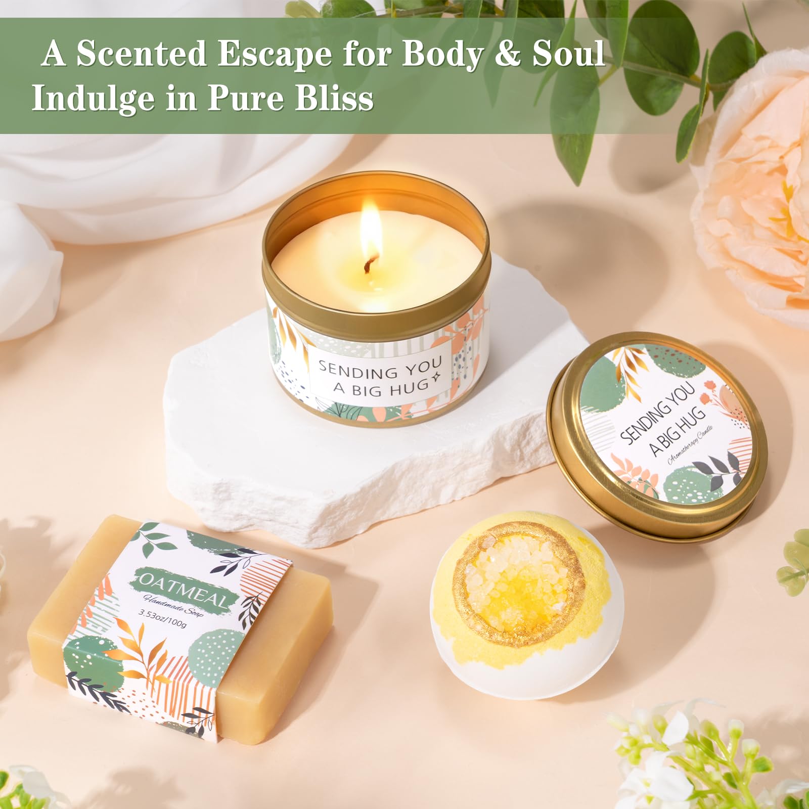 Victdom Get Well Soon Gift Baskets for Women | Self-Care Spa Gift Box
