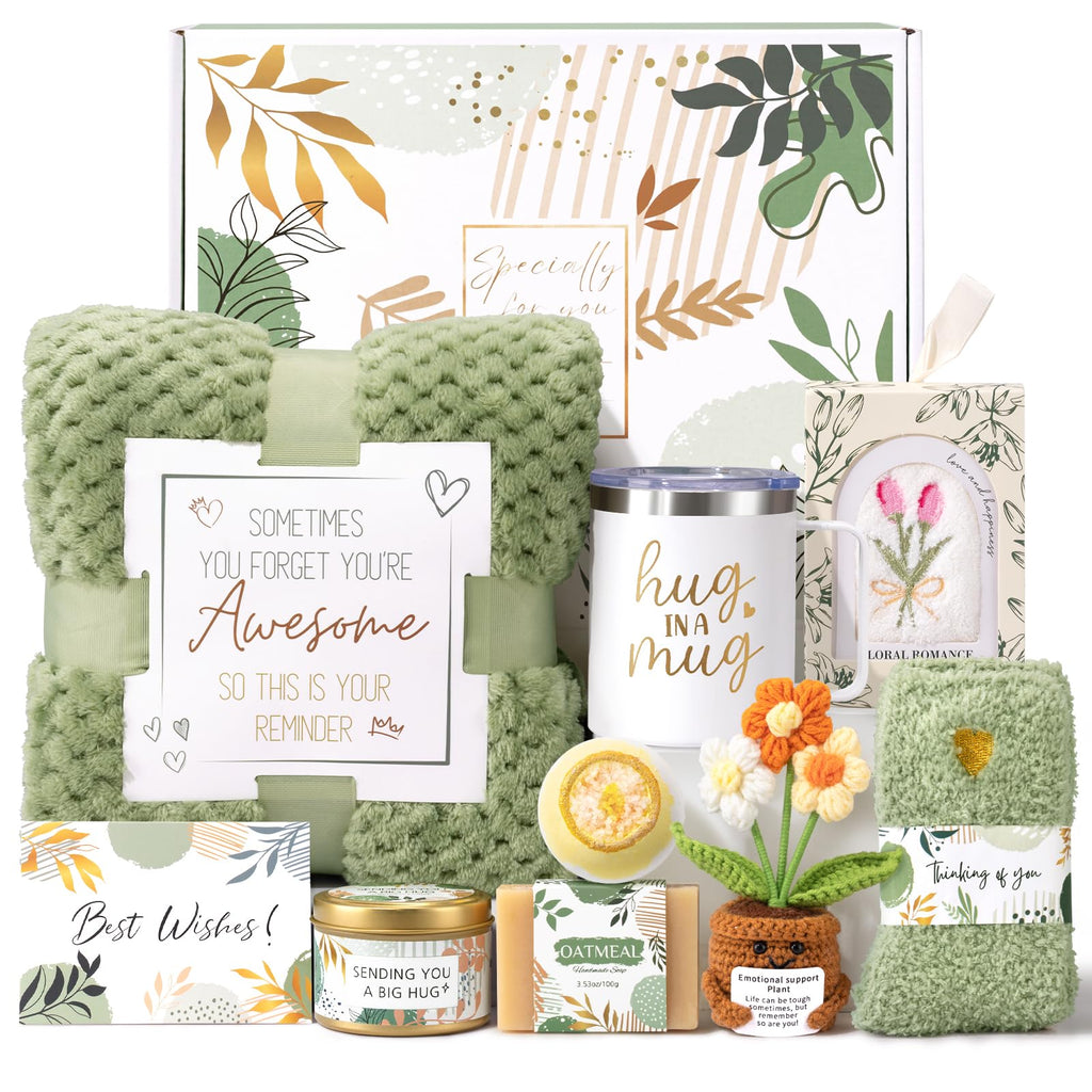 Victdom Get Well Soon Gift Baskets for Women | Self-Care Spa Gift Box