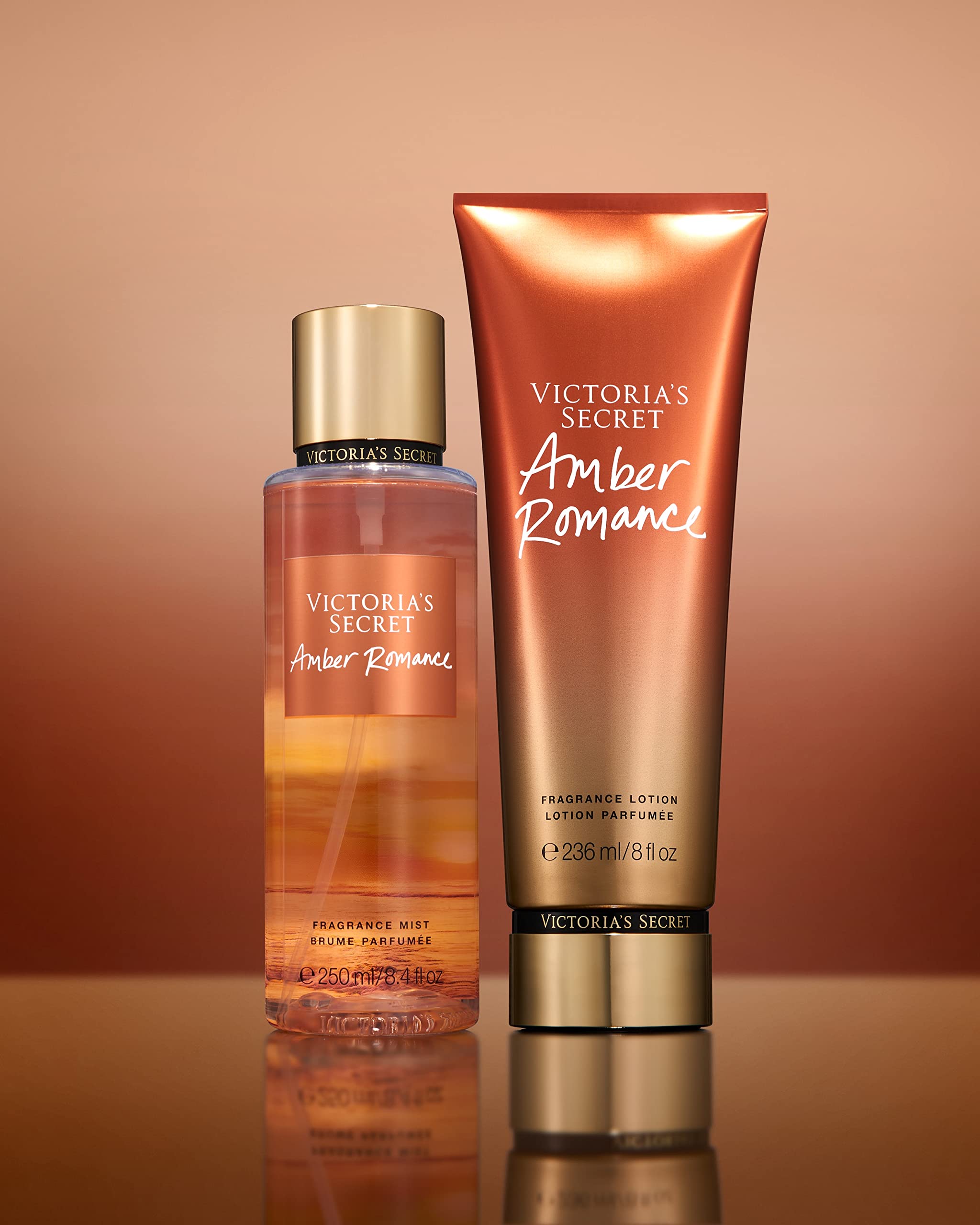 Victoria's Secret Amber Romance Nourishing Hand & Body Lotion — 24-Hour Moisture