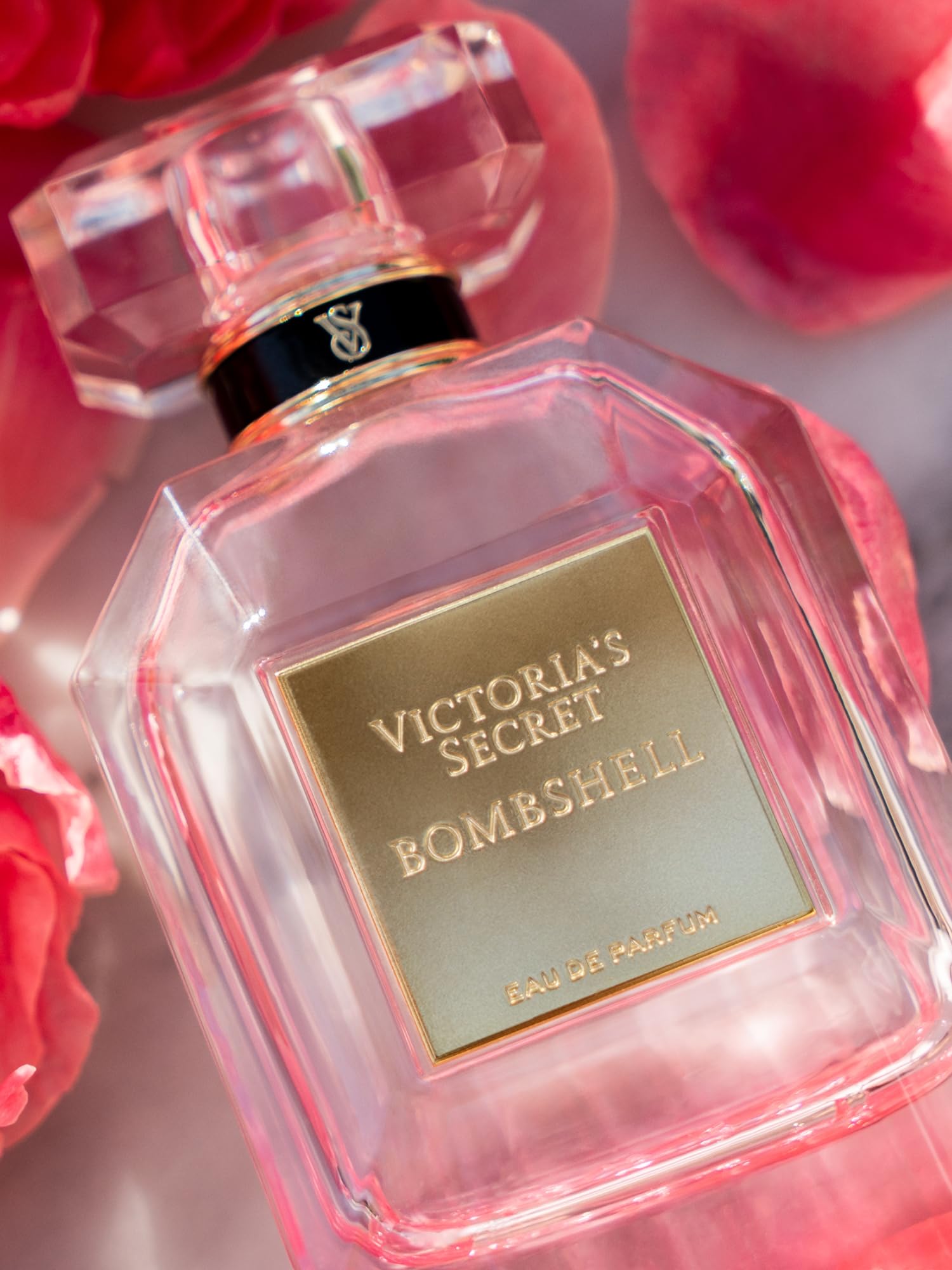Victoria's Secret Bombshell 3-Piece Luxe Fragrance Gift Set – 1.7 oz EDP, Travel Lotion & Shimmer Mist