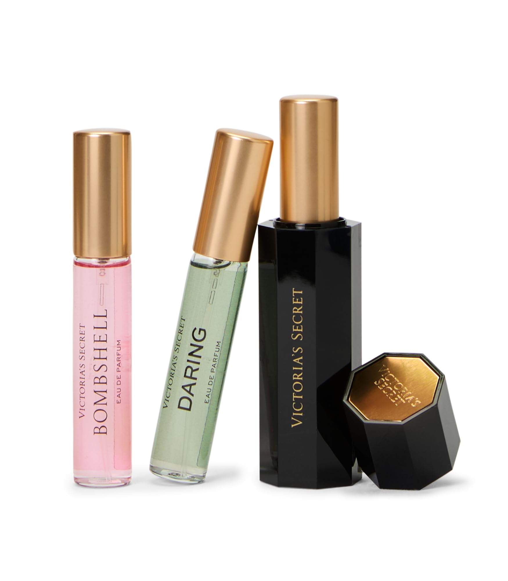 Victoria's Secret Travel Fragrance Gift Set – Bombshell, Bare & Daring – TSA-Friendly Mini Sprays