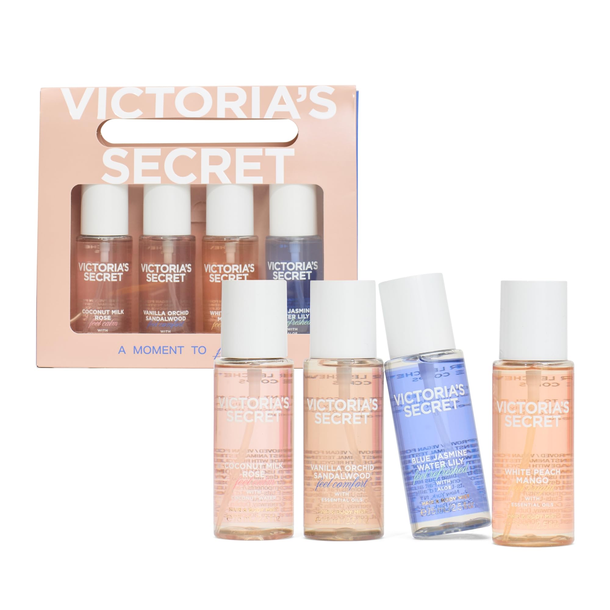 Victoria's Secret Hair & Body Mini Mist Gift Set – Assorted Scents