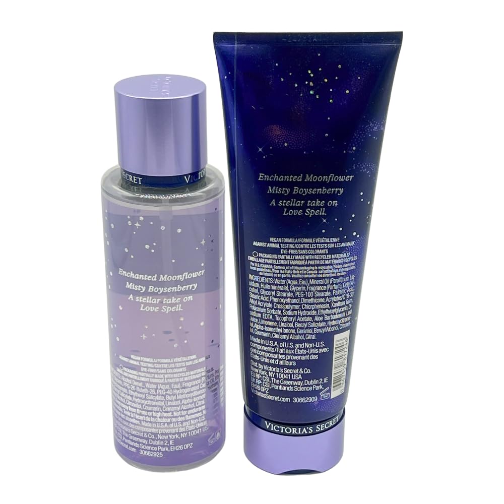 Victoria's Secret Love Spell Starlit 2pc Fragrance Mist & Lotion Bundle for Women