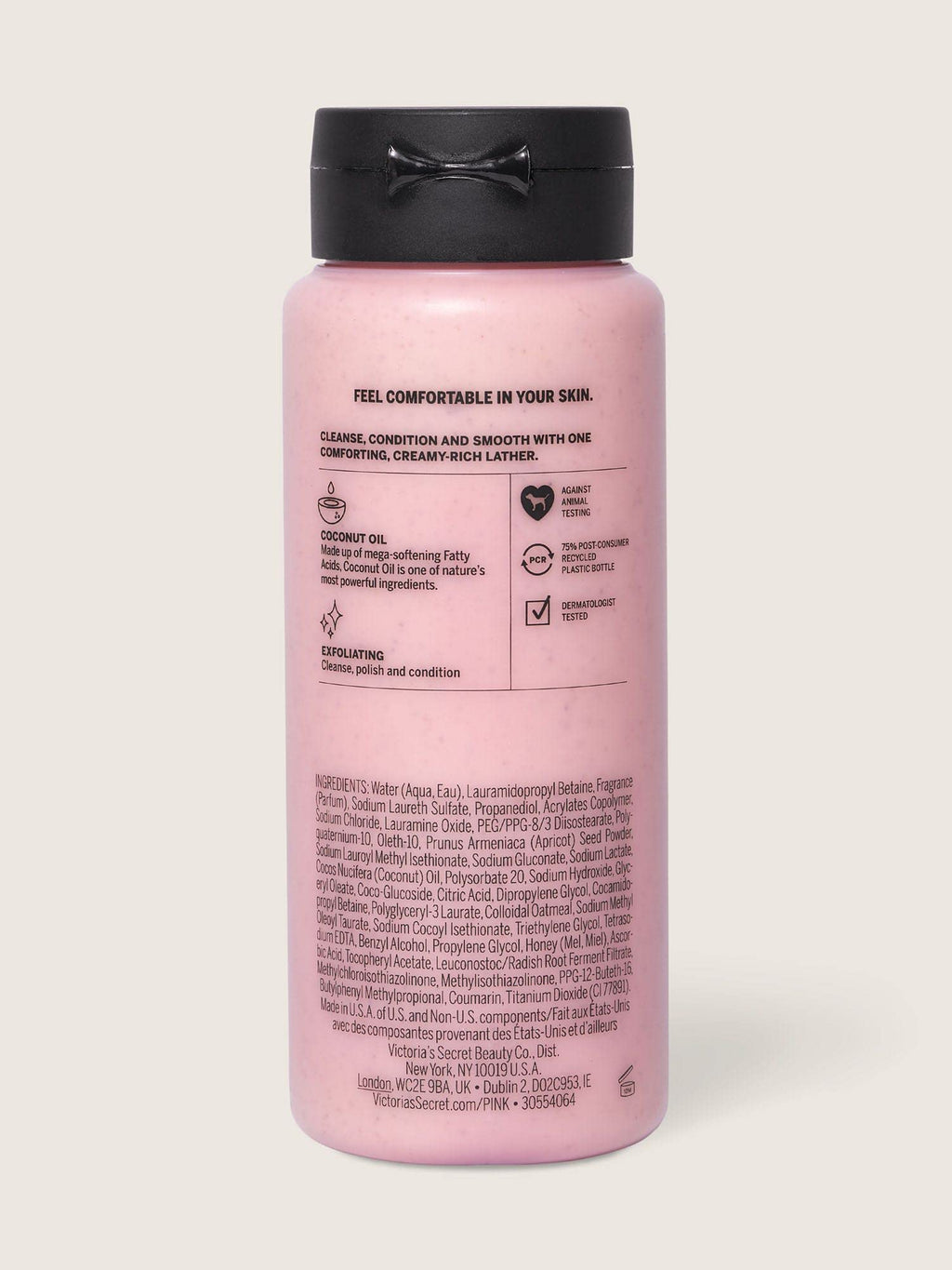 Victoria's Secret Pink Coco Scrub Wash with Coconut Oil | Creamy Cleanse & Softening Formula