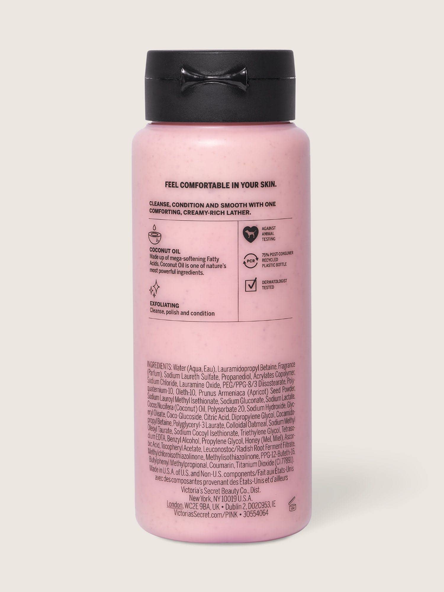 Victoria's Secret Pink Coco Scrub Wash with Coconut Oil | Creamy Cleanse & Softening Formula