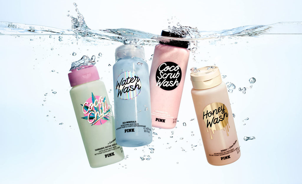 Victoria's Secret Pink Coco Scrub Wash with Coconut Oil | Creamy Cleanse & Softening Formula