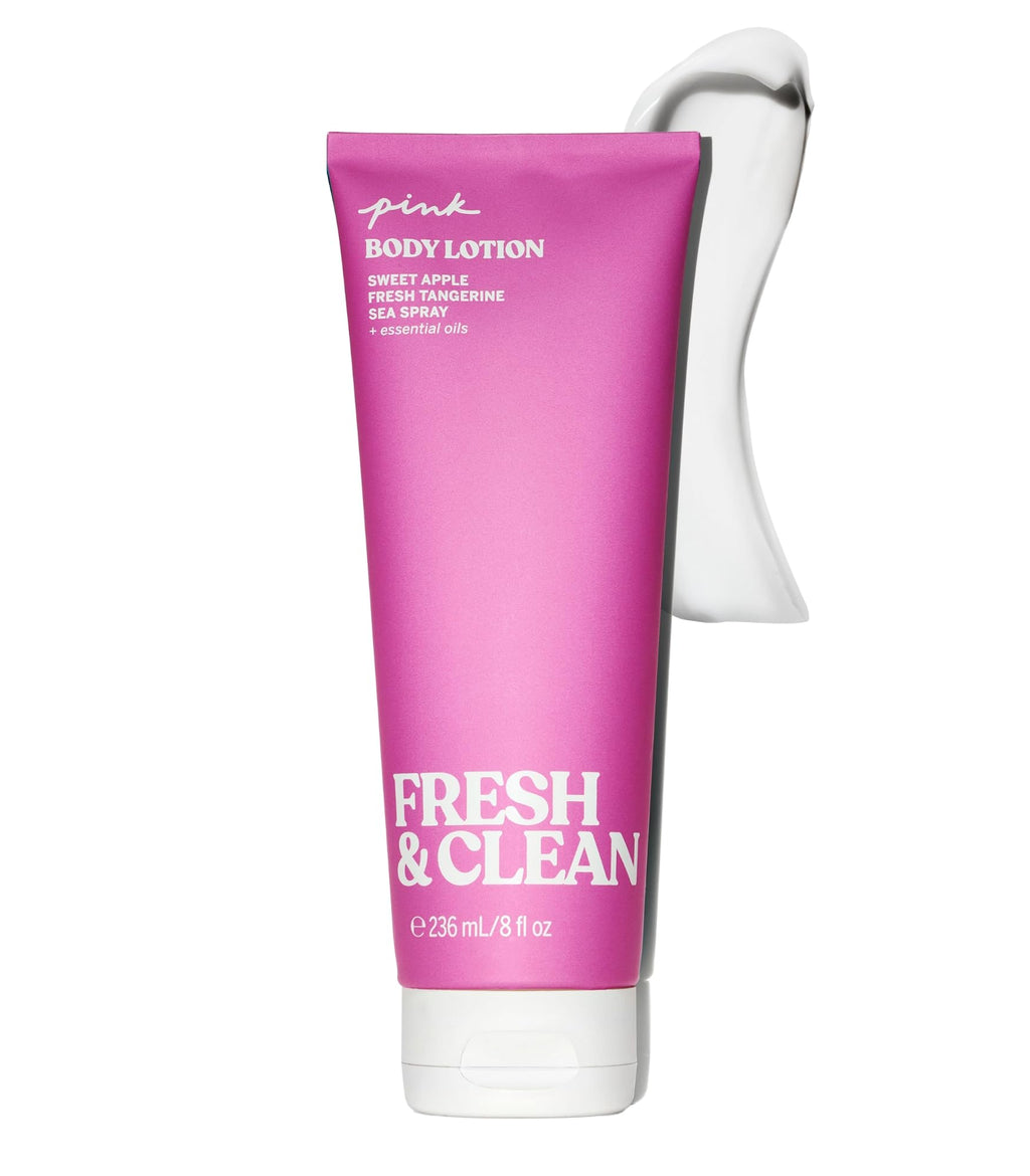 Victoria's Secret Pink Fresh & Clean Hand & Body Lotion, 8 oz - 24h Hydration