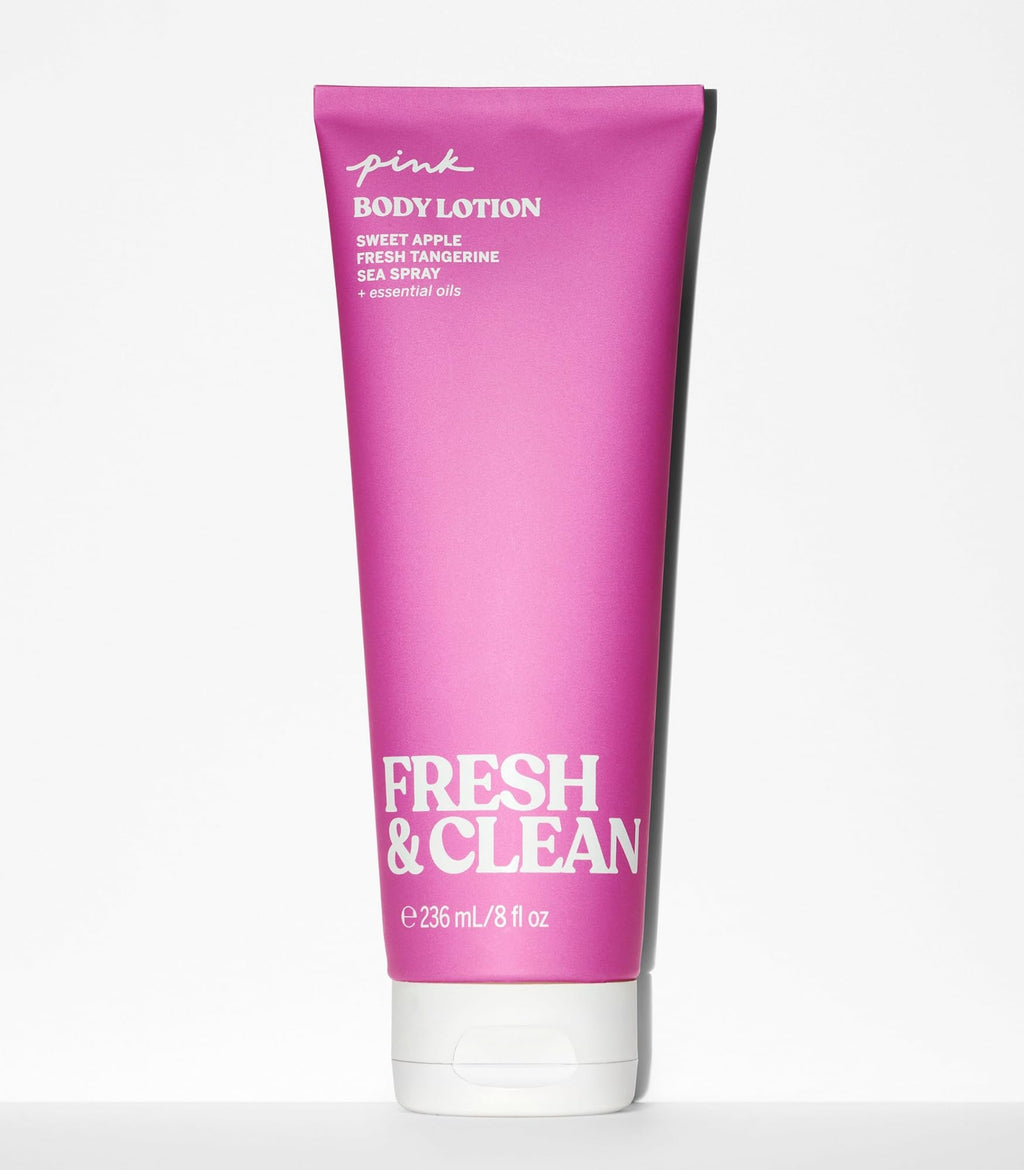 Victoria's Secret Pink Fresh & Clean Hand & Body Lotion, 8 oz - 24h Hydration
