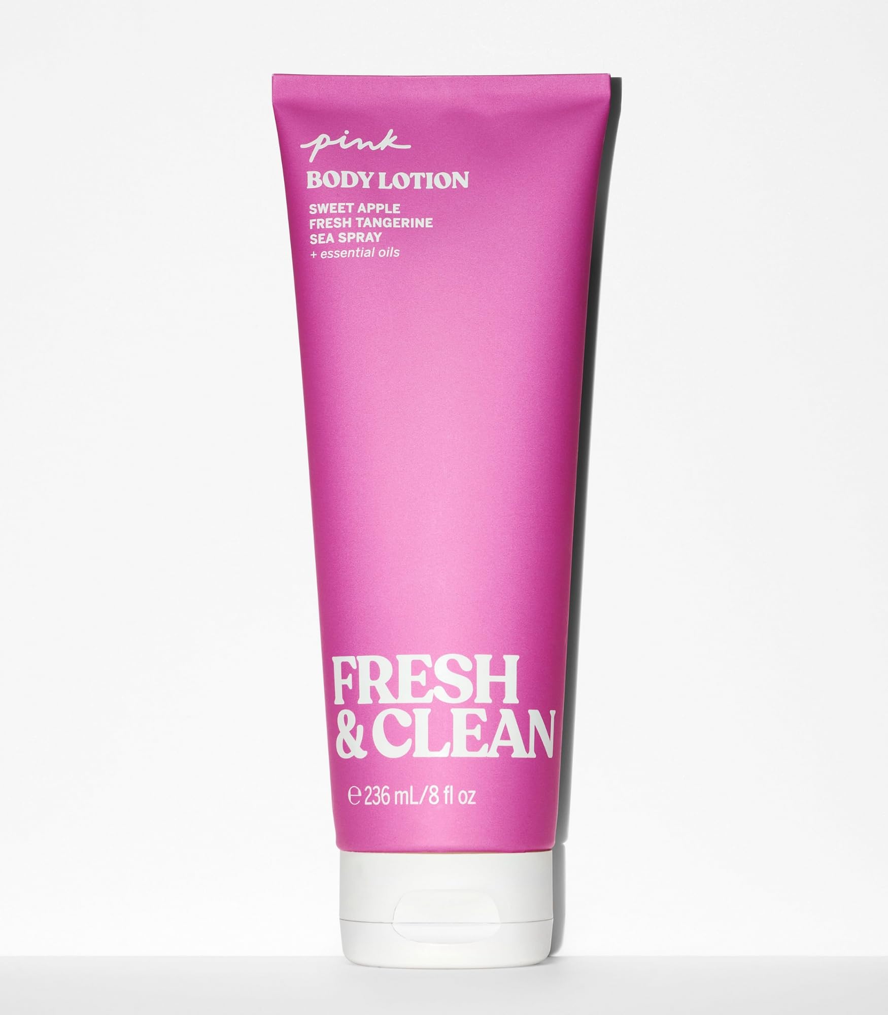 Victoria's Secret Pink Fresh & Clean Hand & Body Lotion, 8 oz - 24h Hydration