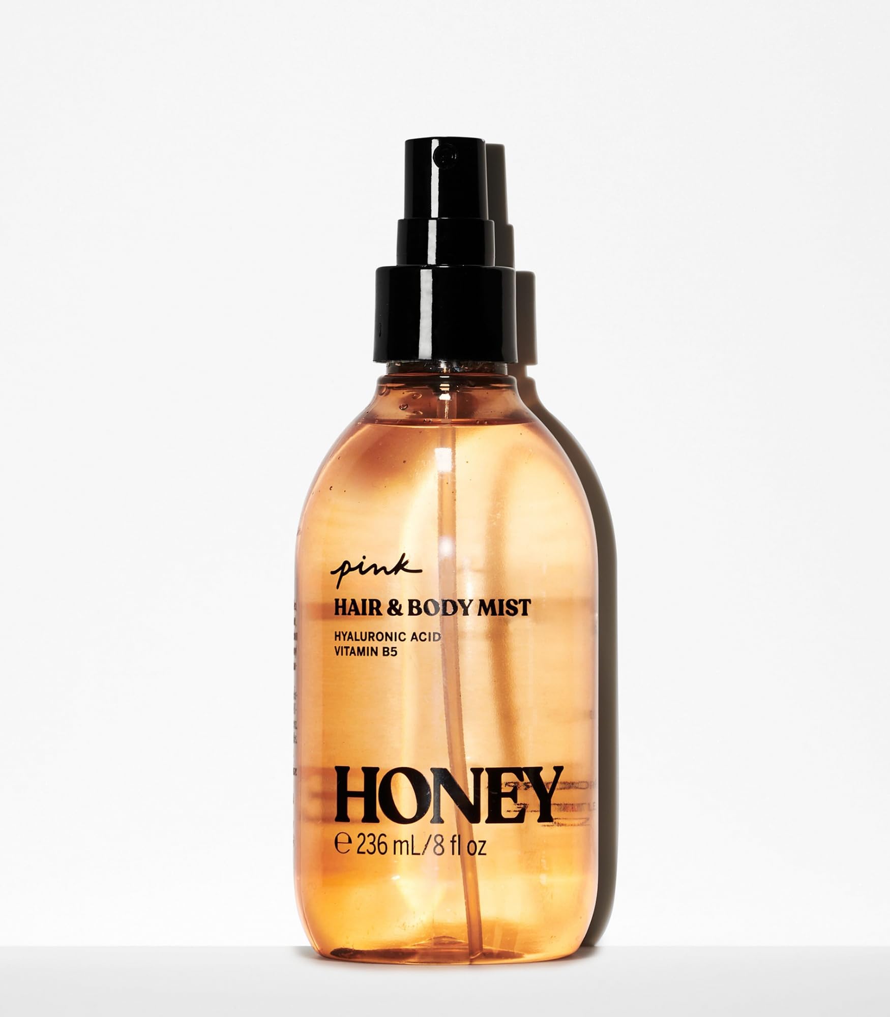 Victoria's Secret PINK Honey Hair & Body Mist – 8 oz | Alcohol-Free, Hyaluronic Acid & Vitamin B5