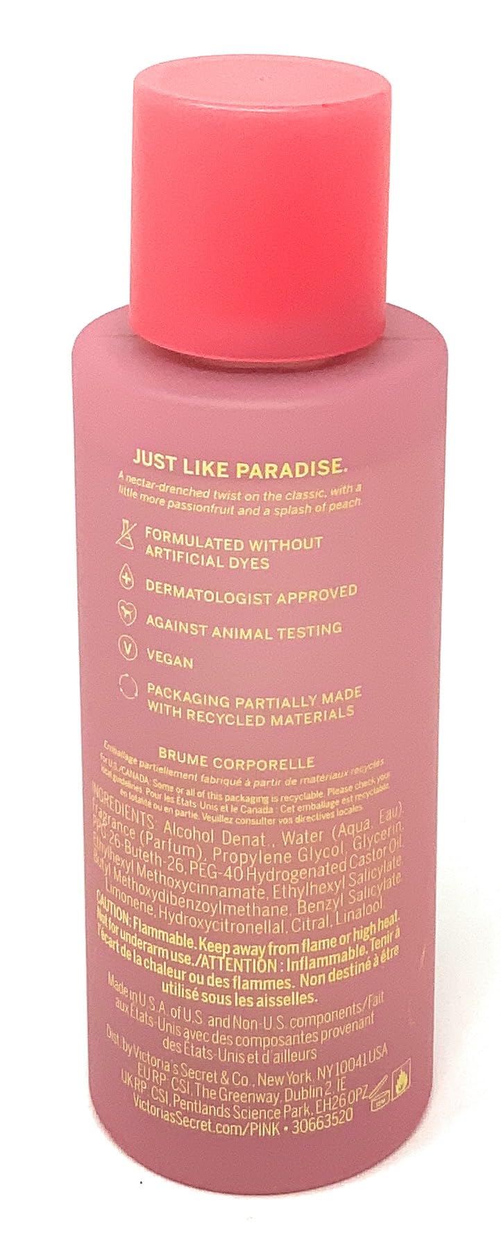 Victoria's Secret PINK On Vacation Warm & Cozy Body Mist 8.4 fl oz – Limited Edition