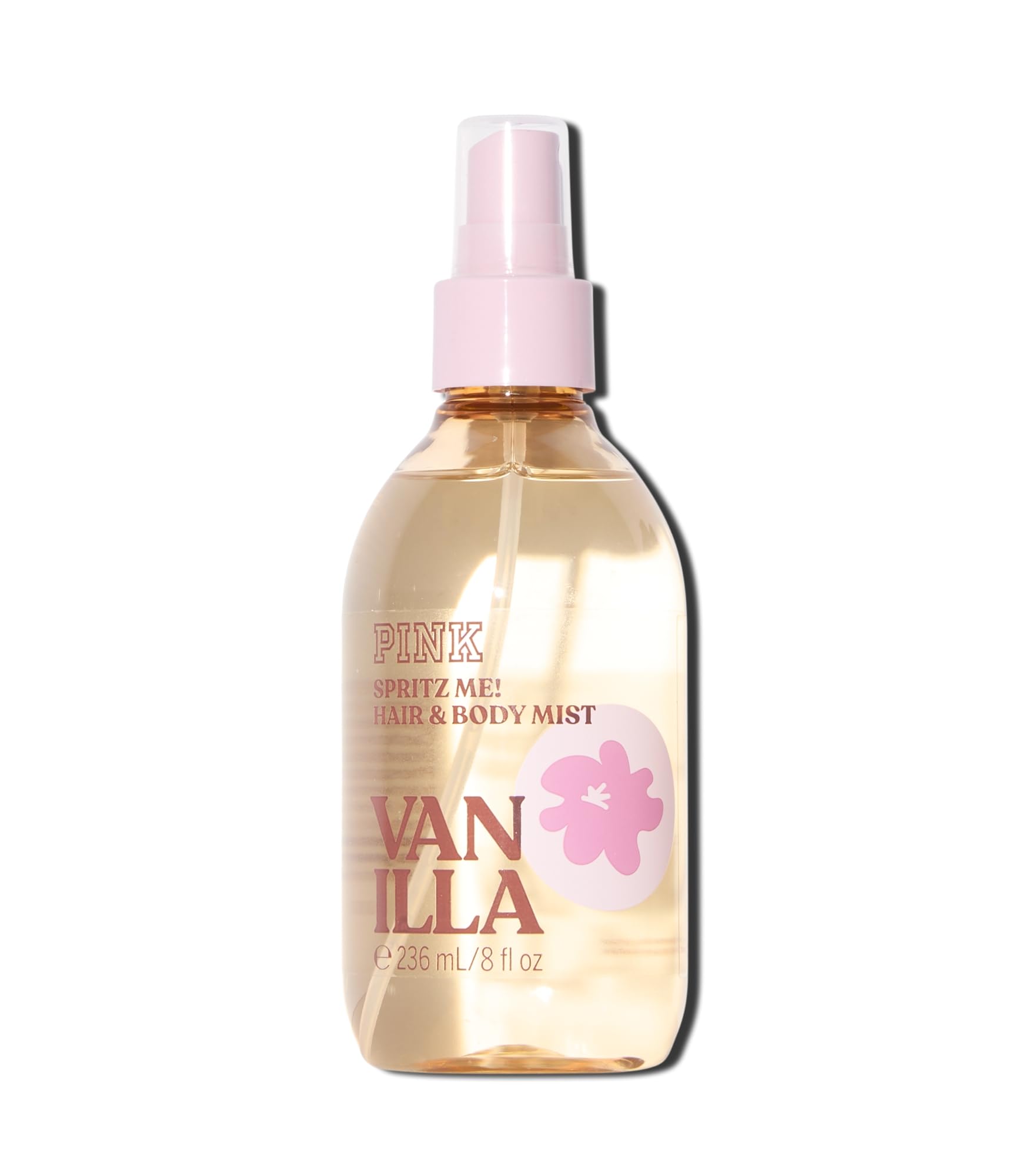 Victoria's Secret PINK Vanilla Hair & Body Mist – 8 oz | Hydrating, Alcohol-Free