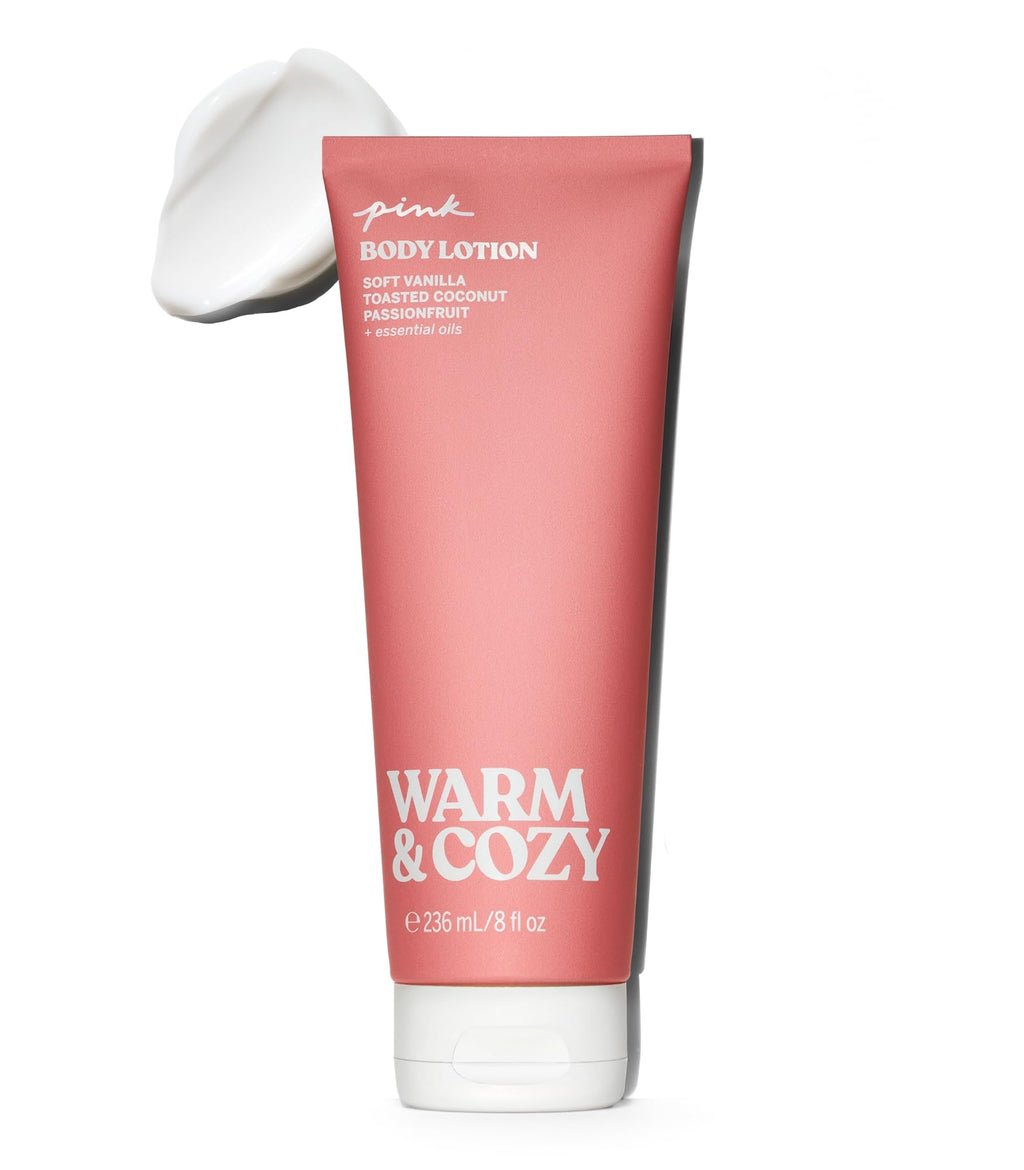 Victoria's Secret PINK Warm & Cozy Fragrance Body Lotion — Vanilla, Coconut & Passionfruit (8 oz)