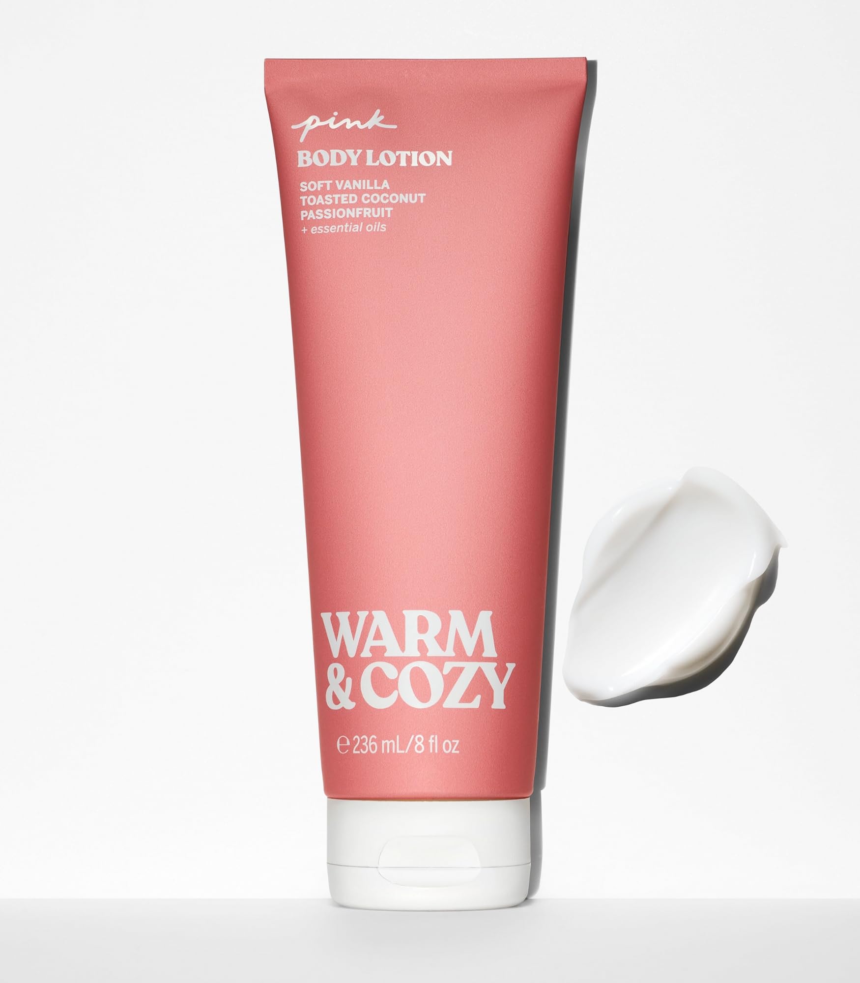 Victoria's Secret PINK Warm & Cozy Fragrance Body Lotion — Vanilla, Coconut & Passionfruit (8 oz)