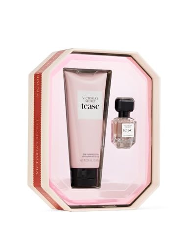Victoria's Secret Tease Mini Fragrance Duo Gift Set – EDP & Travel Lotion (TSA-Friendly)