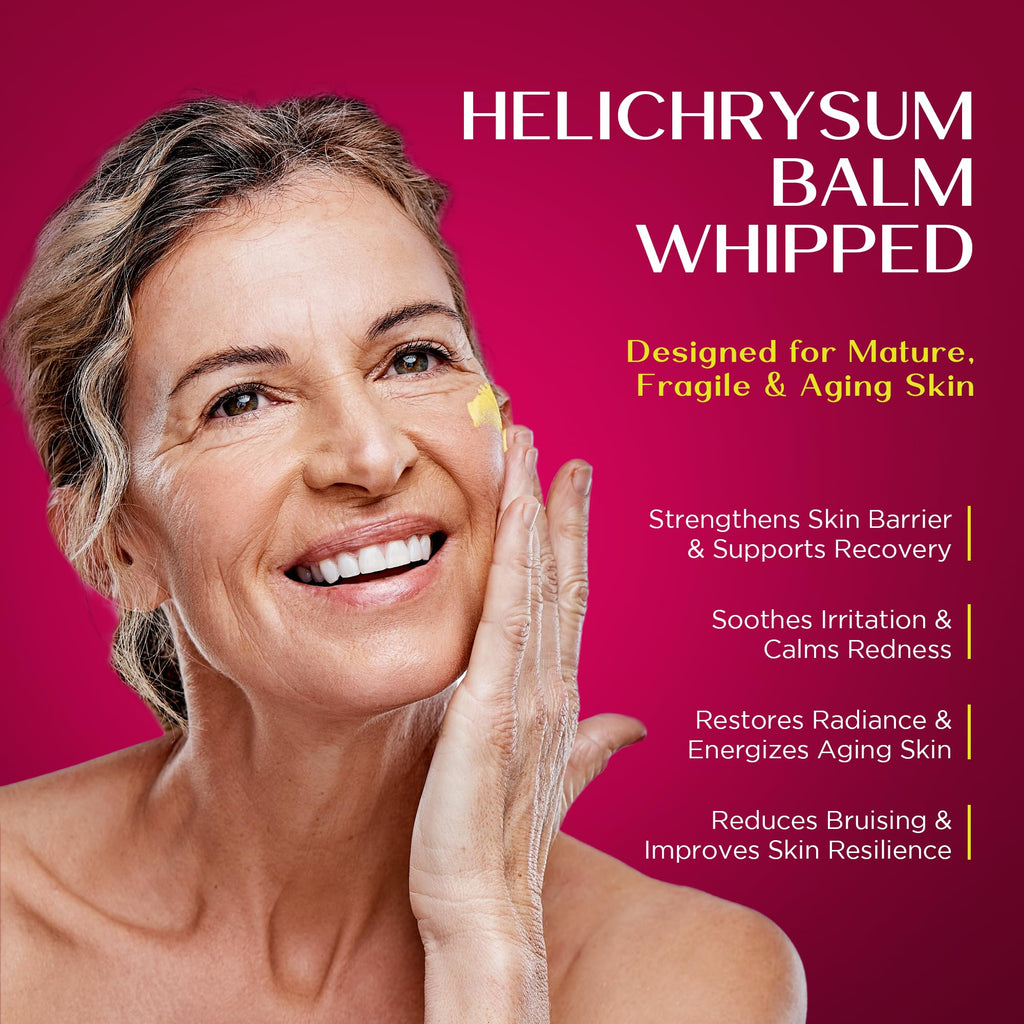 Vigority Helichrysum Balm – Soothes Fragile Skin with Arnica & Calendula, 3.4 oz
