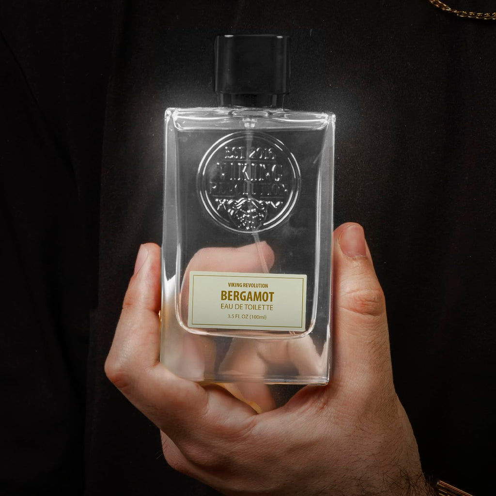 Viking Revolution Bergamot Cologne for Men — Long-Lasting Citrus with Bergamot, Jasmine & Patchouli