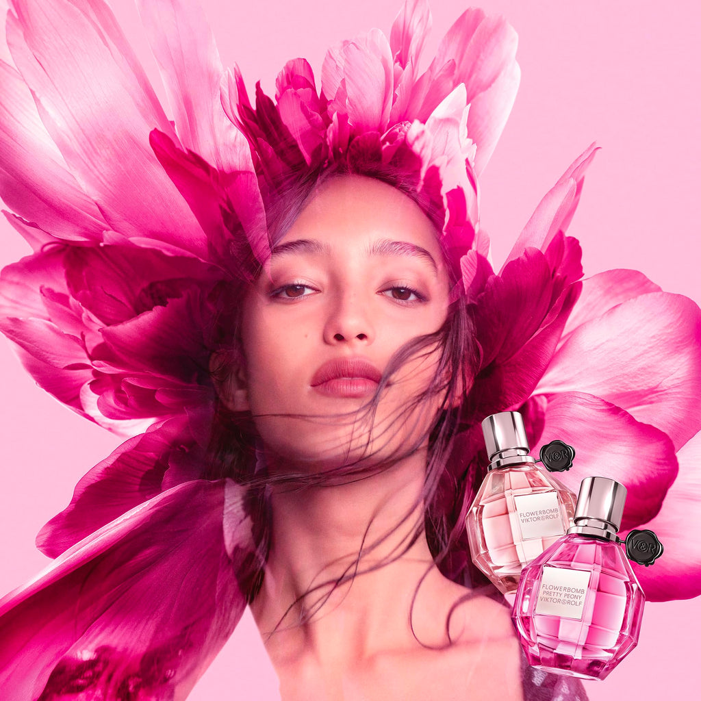 Viktor&Rolf Flowerbomb Pretty Peony – Floral & Fruity Perfume for Women | 3.4 Fl Oz