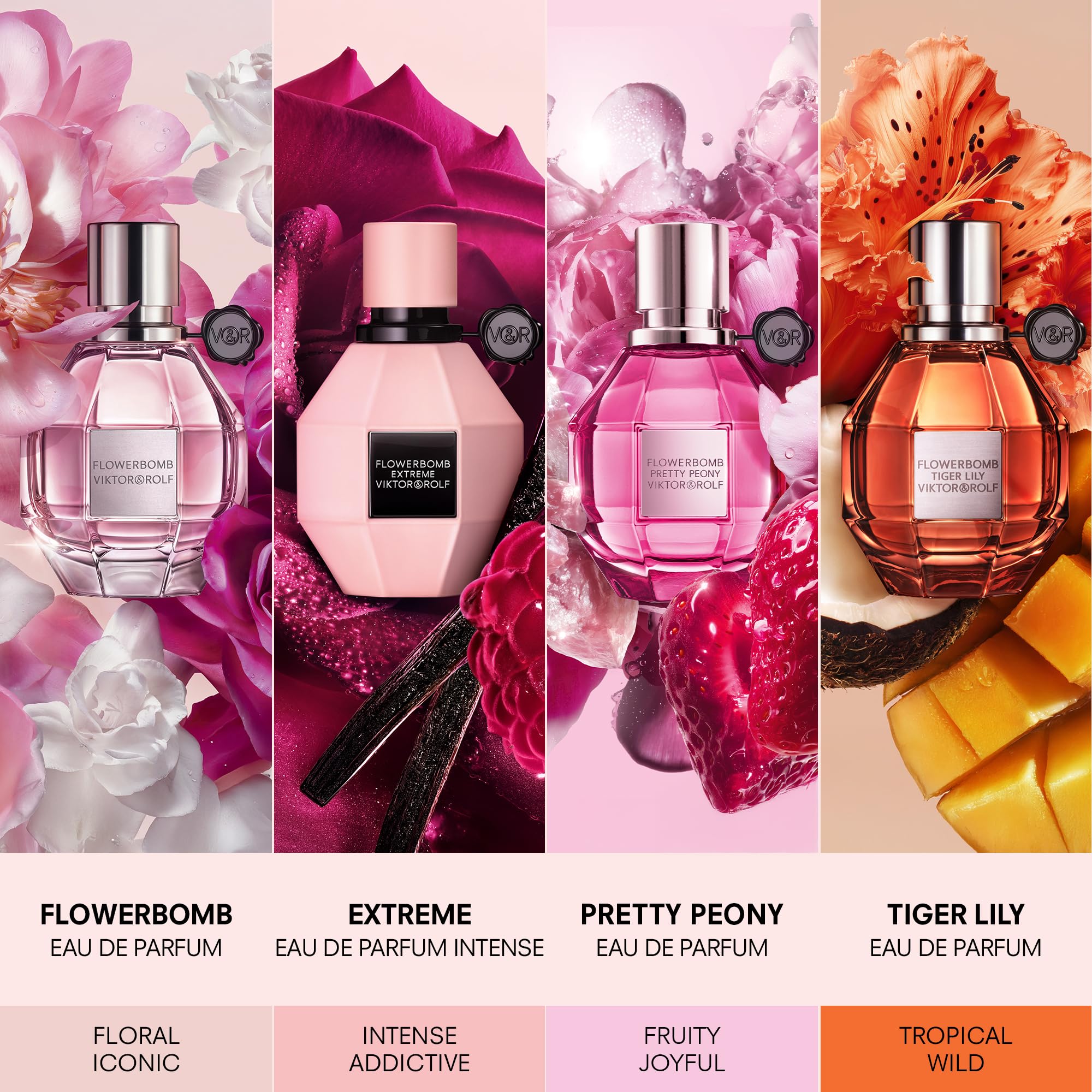 Viktor&Rolf Flowerbomb Pretty Peony – Floral & Fruity Perfume for Women – 1 oz