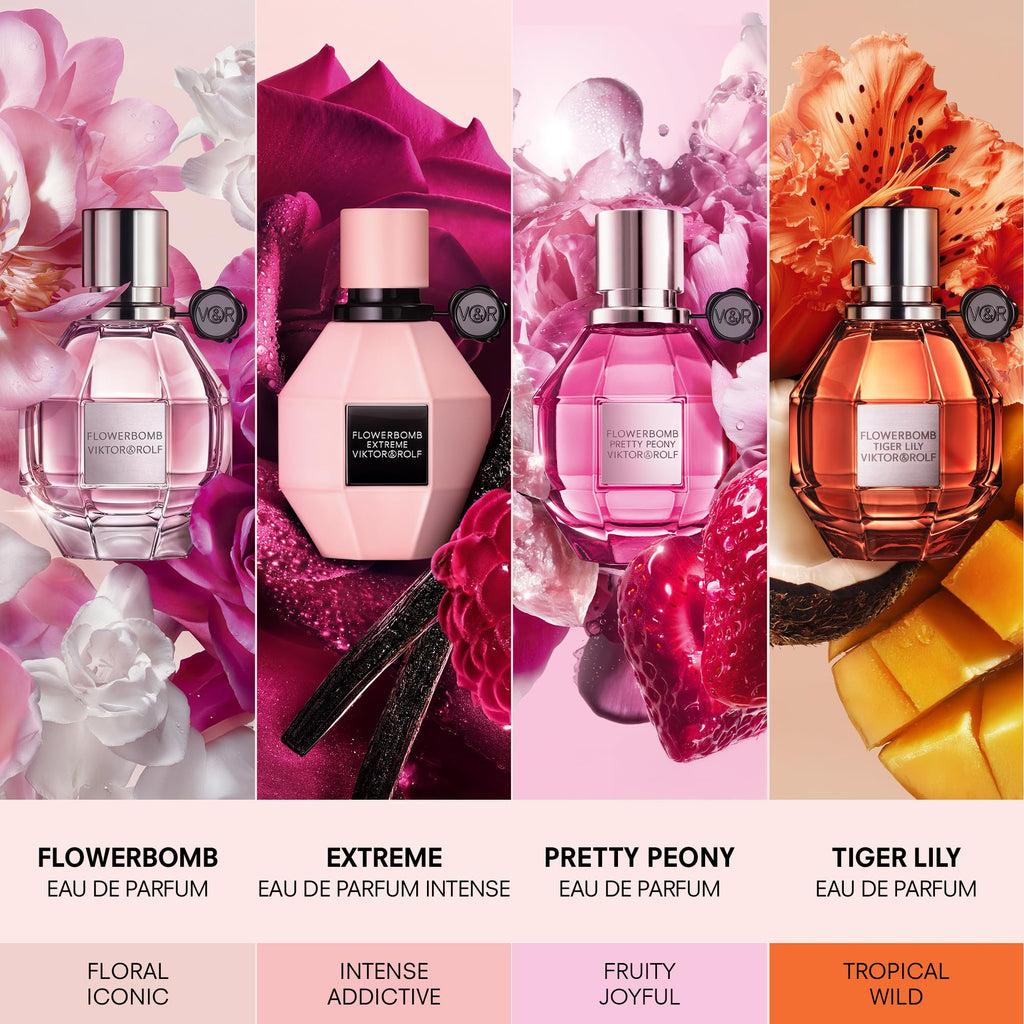 Viktor&Rolf Flowerbomb Pretty Peony – Floral & Fruity Perfume for Women (1.7 Fl Oz)