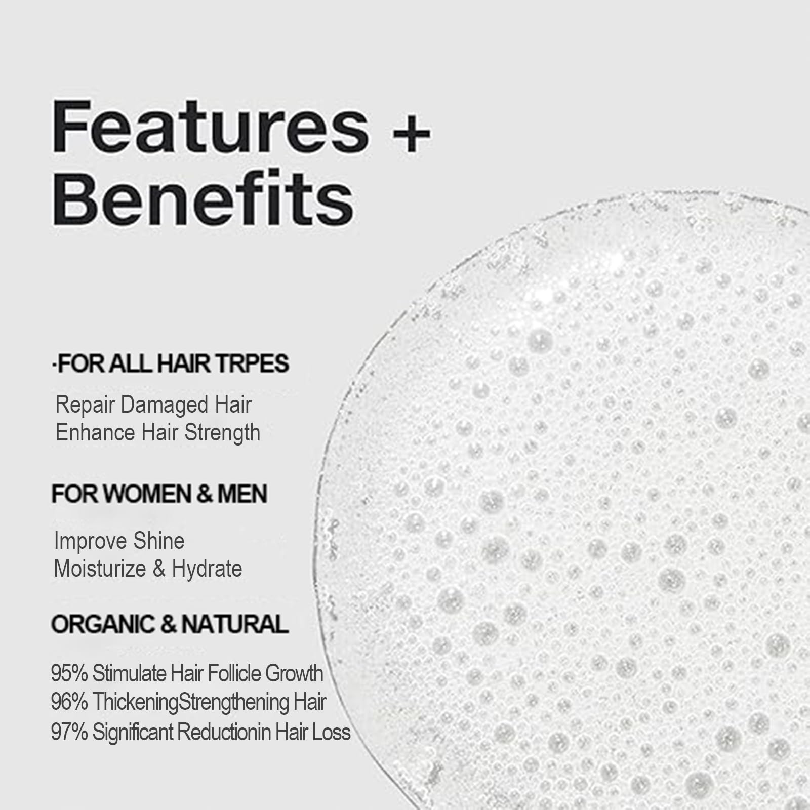 Vimchaw Rosemary Hair Growth Shampoo – Natural Thickening for Thinning Hair (3.4 oz)