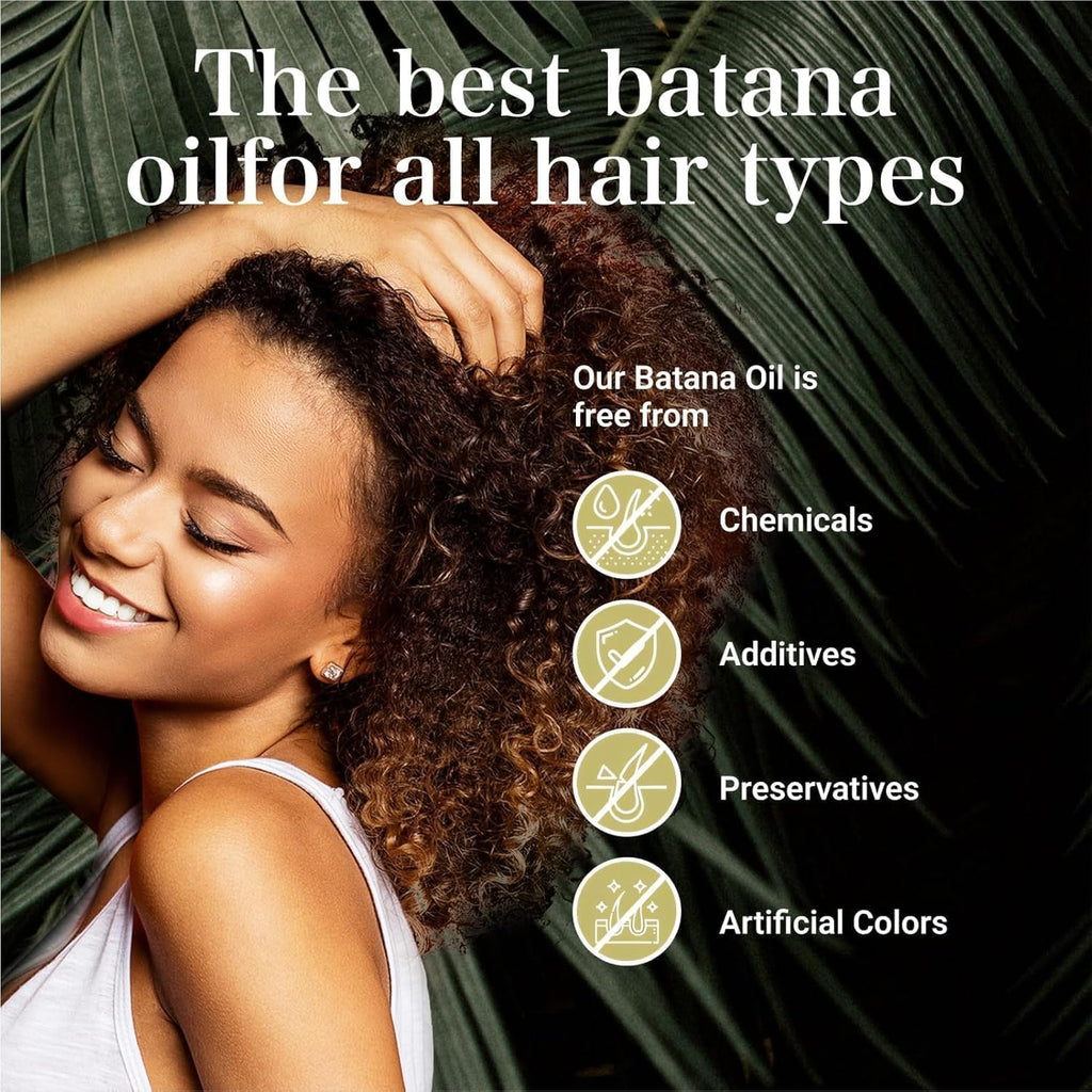 VIMOZA Batana Oil for Hair with Rosemary – 100% Organic Batana Oil (1 Bottle)