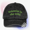 Cool Scientist in the wild Vintage effect Cotton Twill unisex Cap