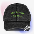Cool doctor in the wild embroidered Vintage effect Cotton Twill unisex Cap