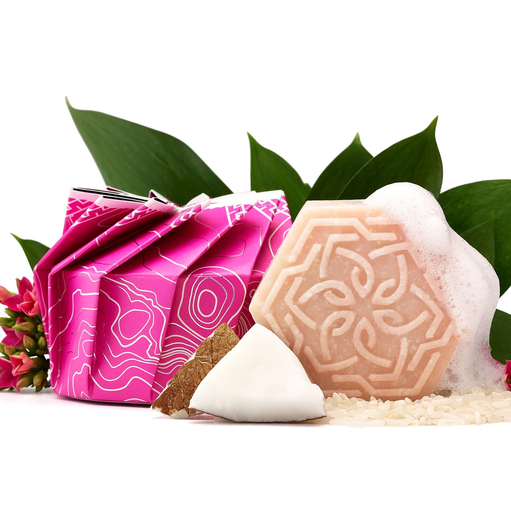 Viori Coconut Bliss Advanced Repair Shampoo Bar — Rice Water for Hair Growth — Sulfate Free