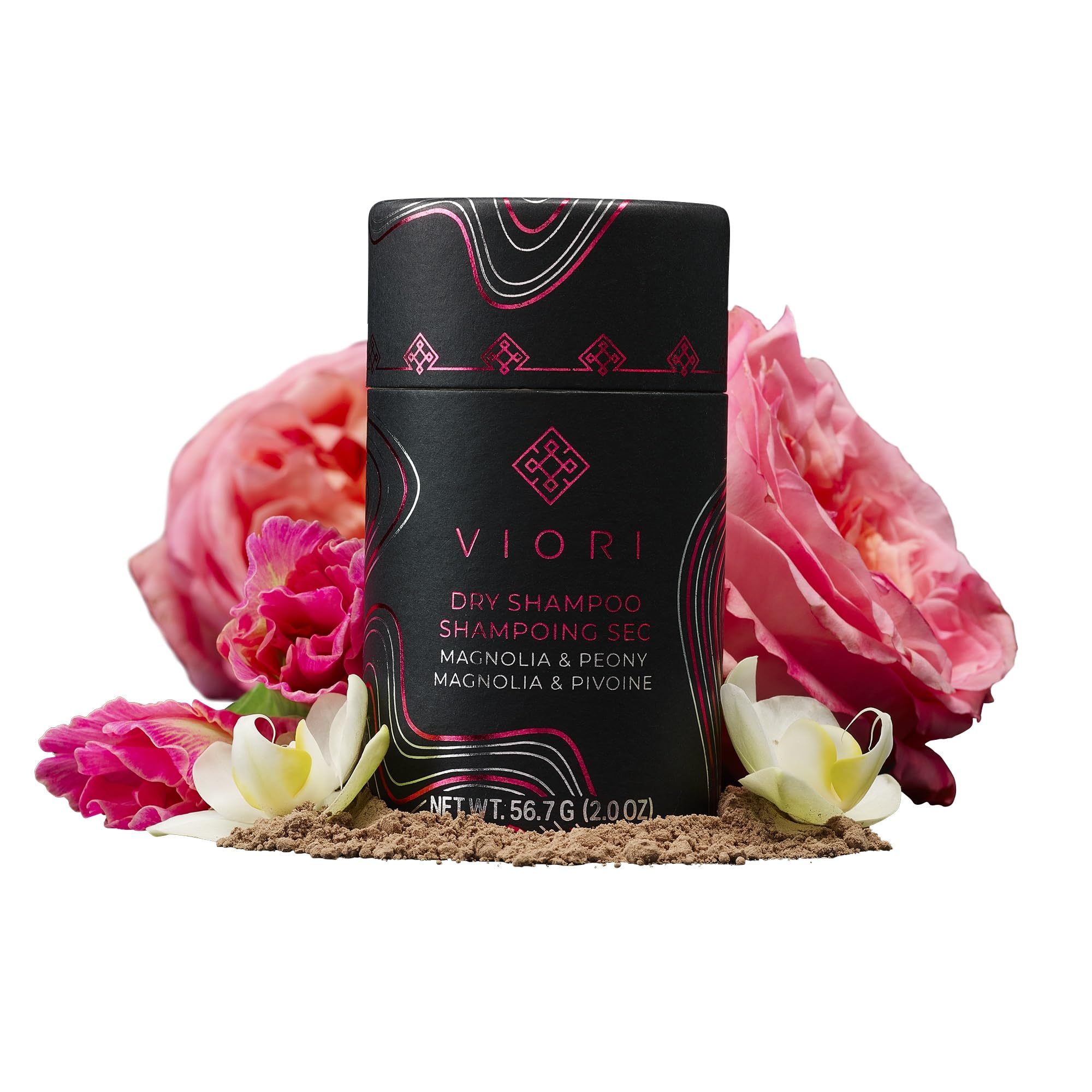 Viori Dry Shampoo Powder Magnolia & Peony – Quick Refresh, Volumizing & Odor Neutralizing