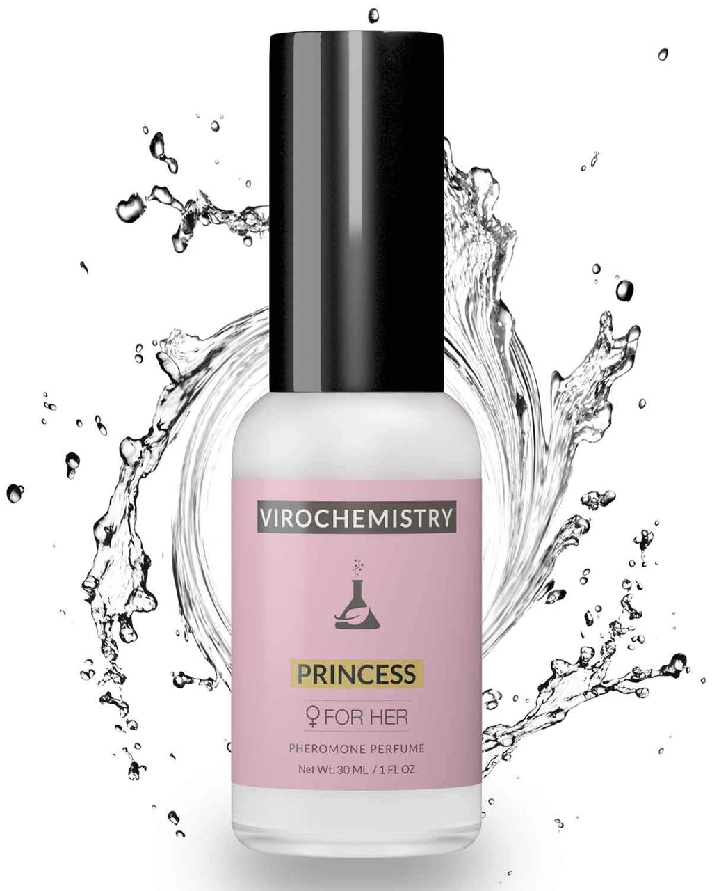 VIROCHEMISTRY Princess Pheromone Perfume – Ultra Strength, Alcohol-Free, 1 Fl Oz (Women)