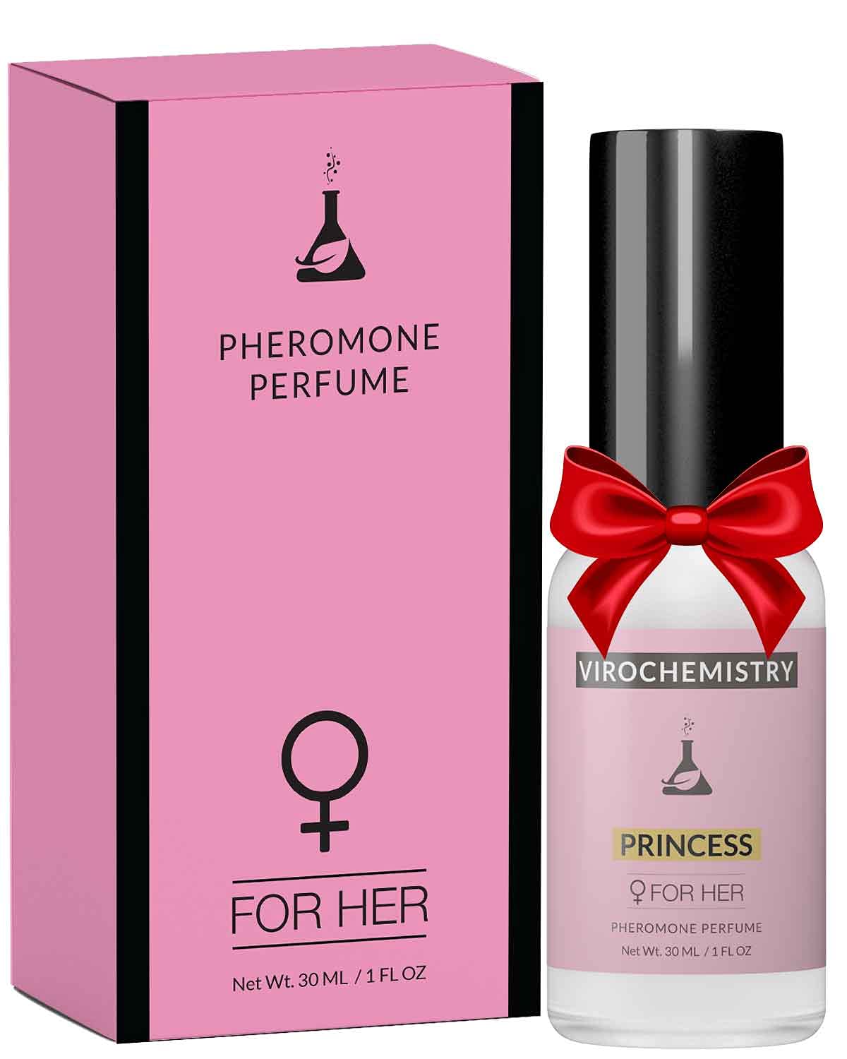 VIROCHEMISTRY Princess Pheromone Perfume – Ultra Strength, Alcohol-Free, 1 Fl Oz (Women)