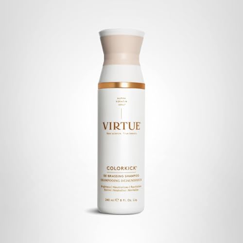 VIRTUE De-Brassing Shampoo: Natural Color Toner for All Hair Colors | 8 Fl Oz