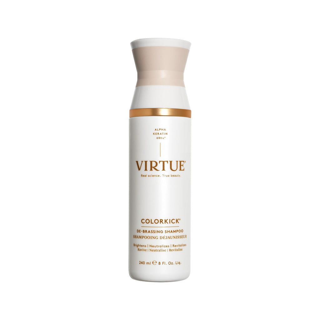 VIRTUE De-Brassing Shampoo: Natural Color Toner for All Hair Colors | 8 Fl Oz
