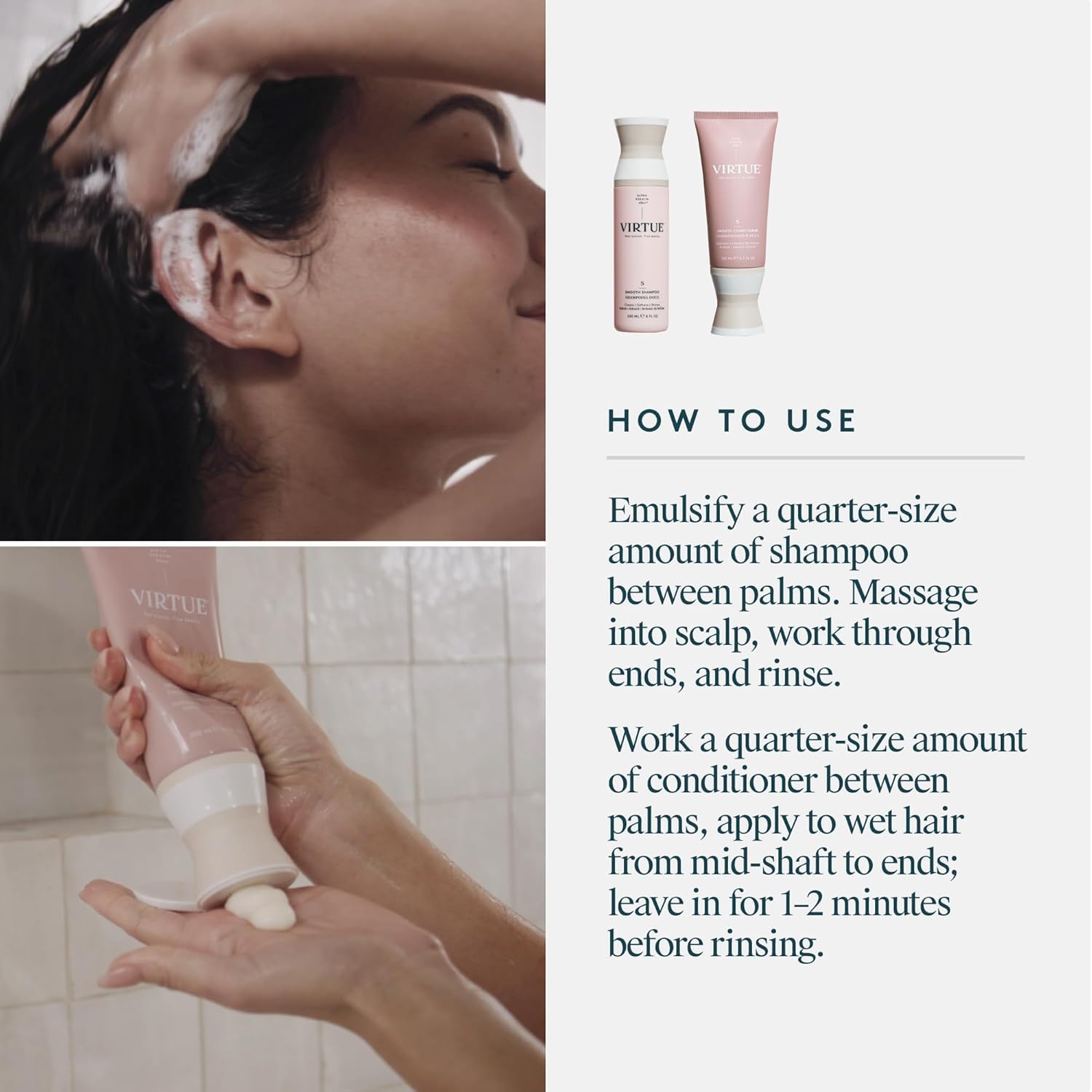VIRTUE Smooth Kit Duo | Hair Smoothing Set by VIRTUE