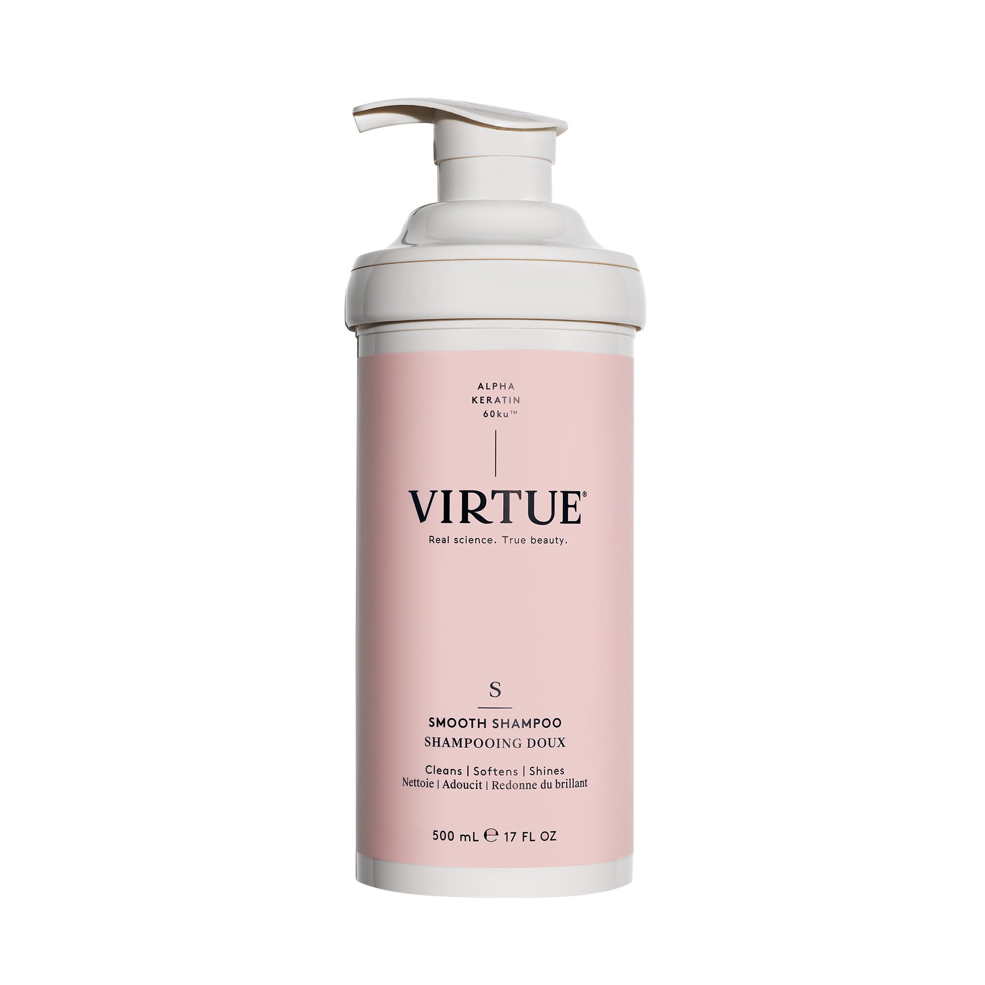 VIRTUE Smooth Sulfate-Free Shampoo for Frizz Control | Safe for All Hair Types