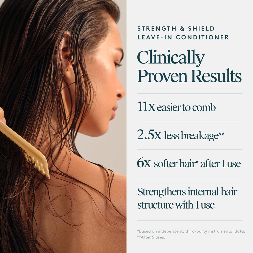 VIRTUE Strength and Shield Leave-In Conditioner | Detangles, Strengthens & Color-Safe