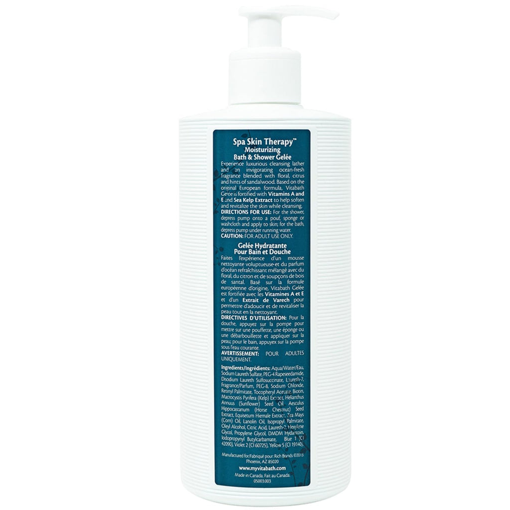 Vitabath ORIGINAL Moisturizing Bath & Shower Gelée – Sandalwood 21 oz