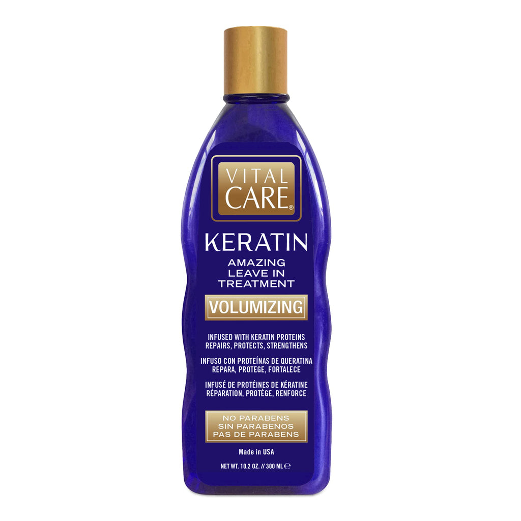 Vital Care Keratin Amazing Volumizing Treatment – Gentle Daily Keratin, Hydration & Repair