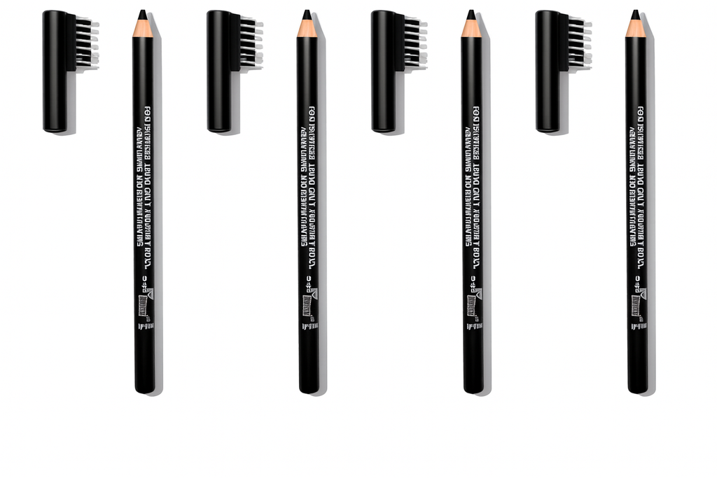 Vital Natural Definer Eyebrow Pencil with Brush for Defined, Fuller Brows 4 Pc Set