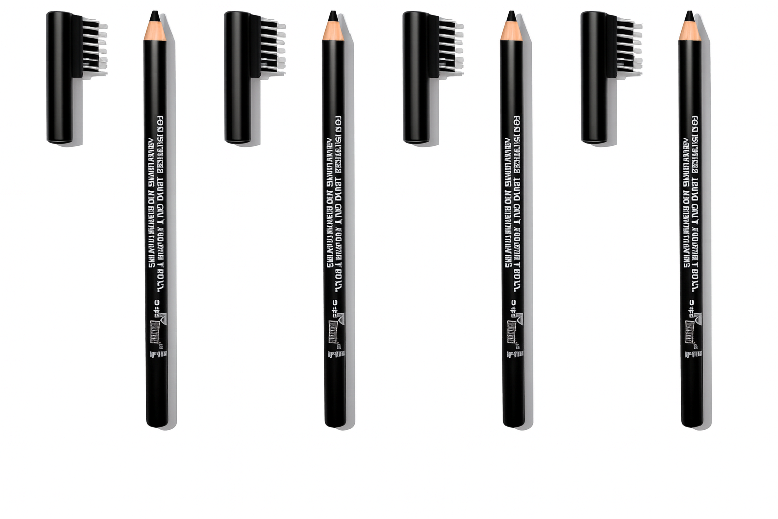 Vital Natural Definer Eyebrow Pencil with Brush for Defined, Fuller Brows 4 Pc Set