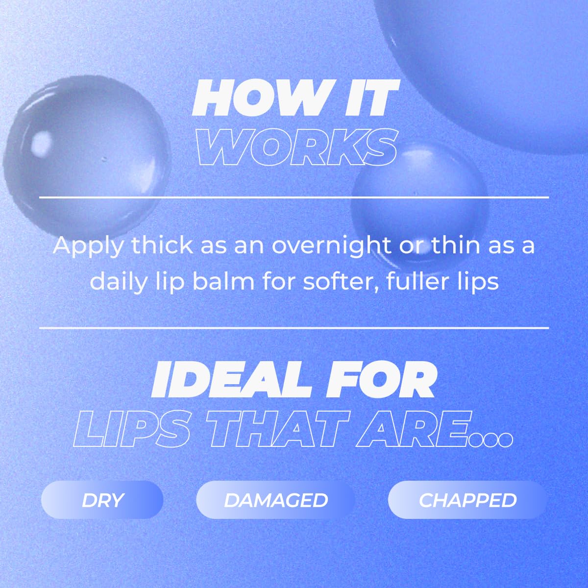Vitamasques Lip Mask | Hydrating Cocoa Butter Lip Balm with Vitamins & Natural Oils (3-Pack)