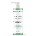VITAMINS AND SEA BEAUTY Moisturizing Body Wash with Sea Kelp & Aloe Vera – Hydrating Shower Gel (33.8 fl oz)