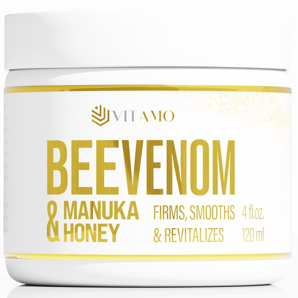Vitamo Bee Venom Skin Treatment Cream – Firming Face & Neck Moisturizer | Made in USA