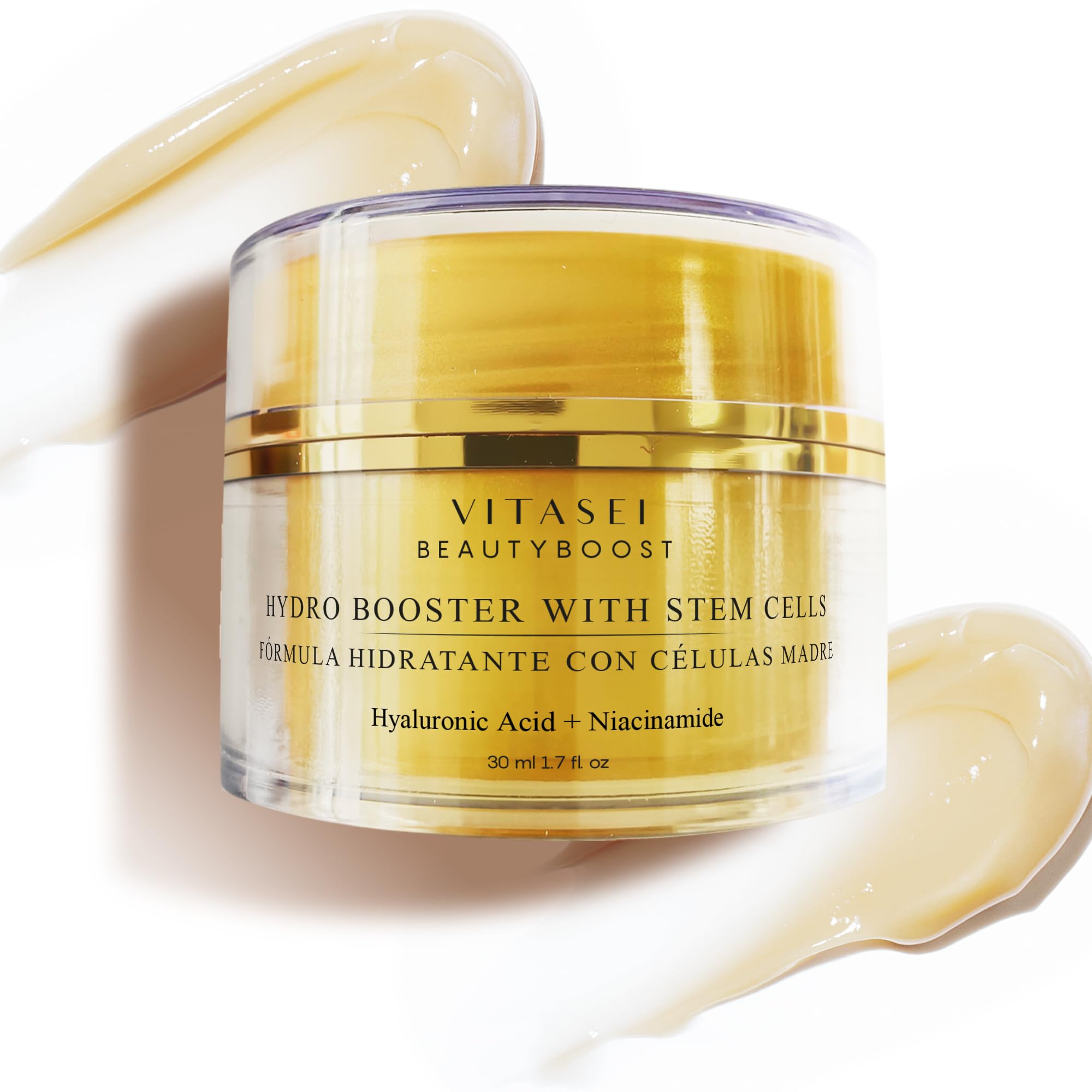 VITASEI Beautyboost Hydro Booster Anti-Aging Cream with Hyaluronic Acid | 1.7 oz Gel-Cream
